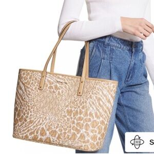 Michael Kors / Camel Multi Large Open Tote Bag